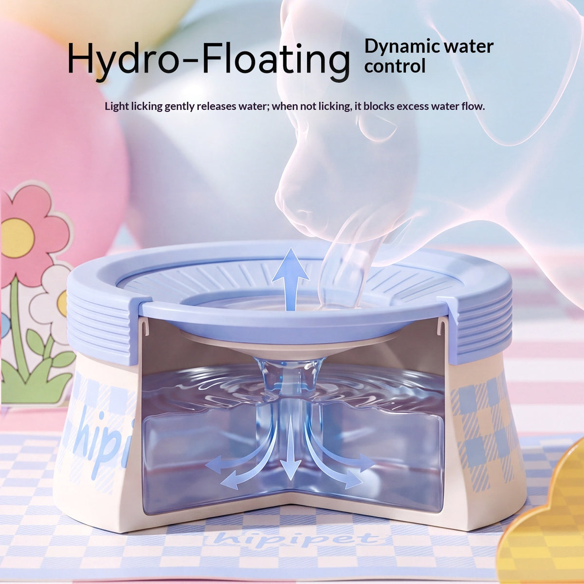 Large-Capacity Retro Pet Drinking Bowl