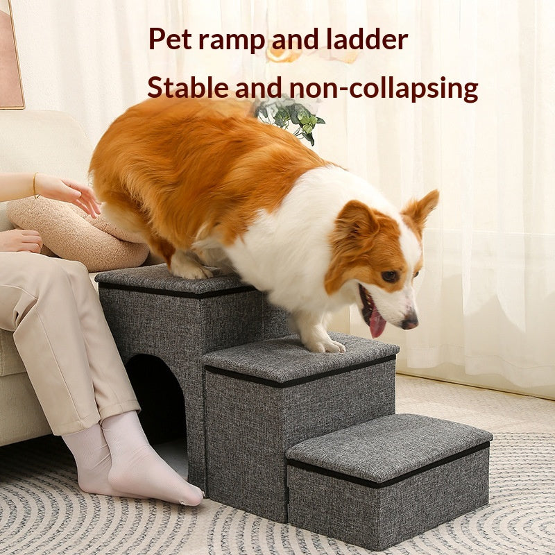 Multi-Functional Foldable Pet Stairs for All Seasons