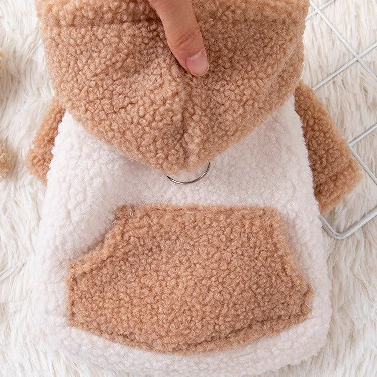 Thickened Warm Hooded Pet Coat