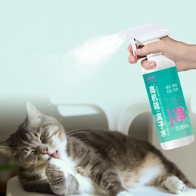 Ionized Water for Pet Cleaning