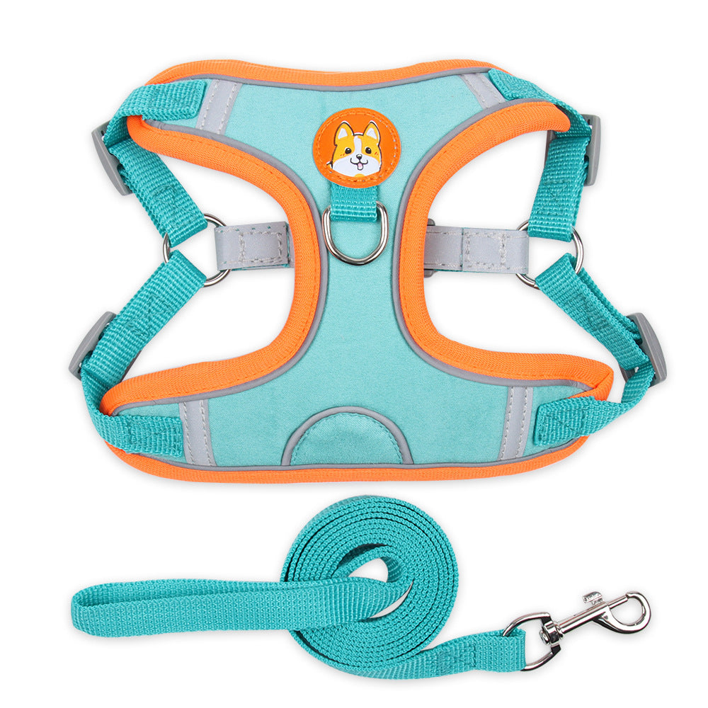 Vest Type Reflective Dog Harness