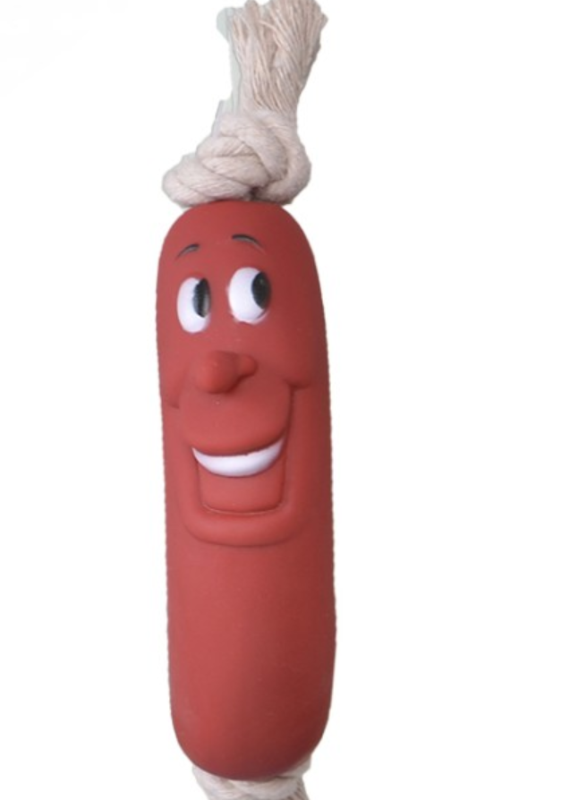 Sausage Silicone Pet Chew Toy
