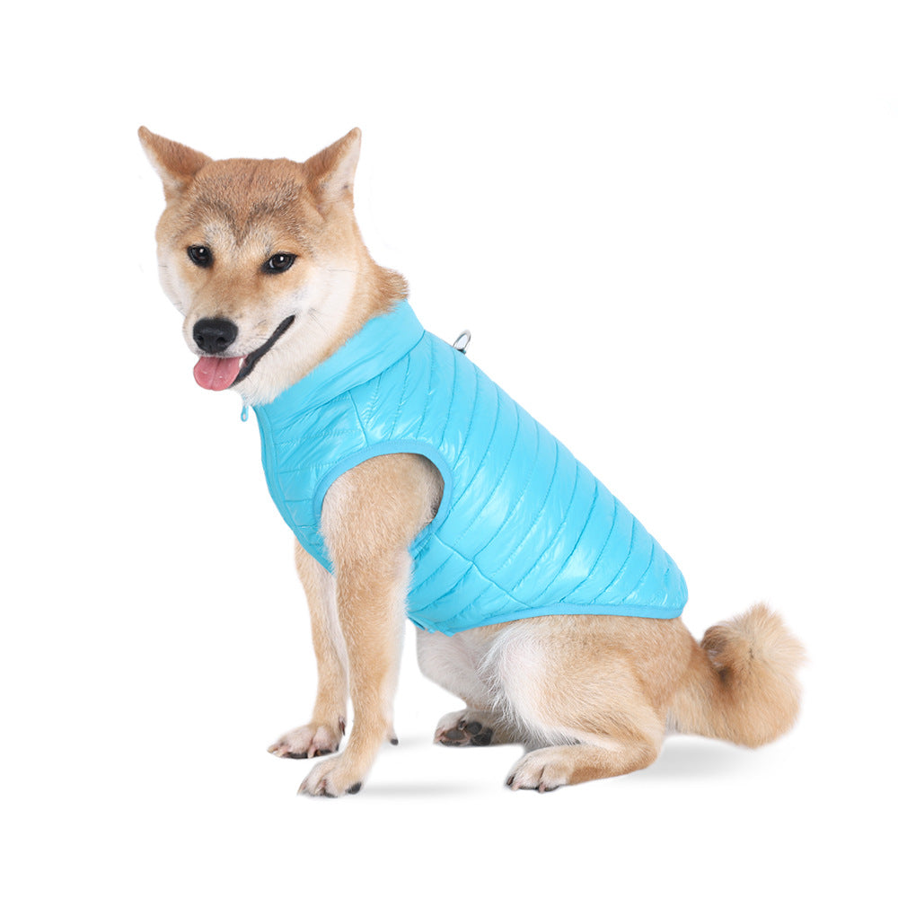 Autumn Winter Nylon Zipper Puppy Jacket