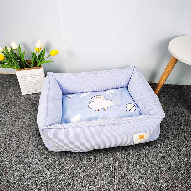 Square Warm Fabric Pet Bed