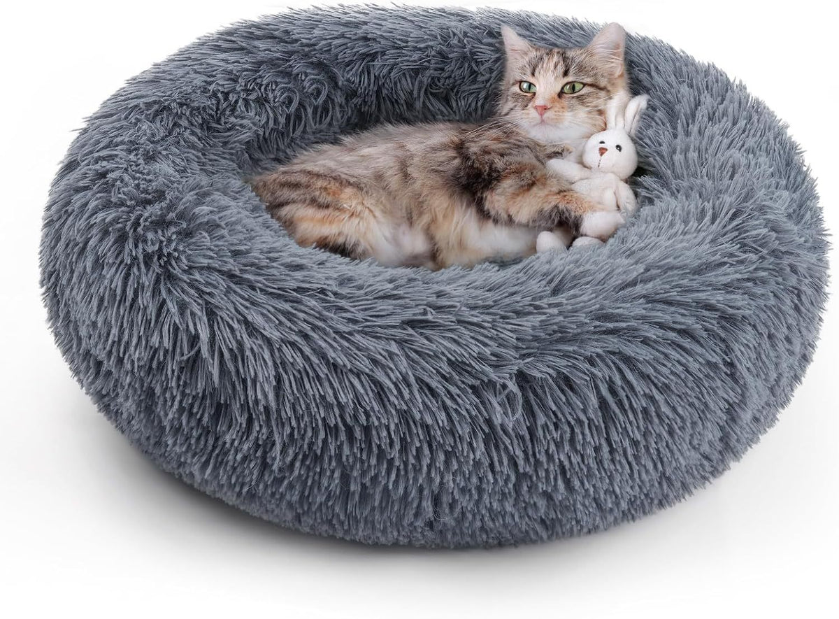 Round Warm Bed for Small Medium Dogs