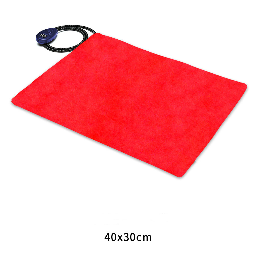 40X30Cm Pet Temperature Regulating Heating Pad Anti Scratching Dog Thermal Blanket