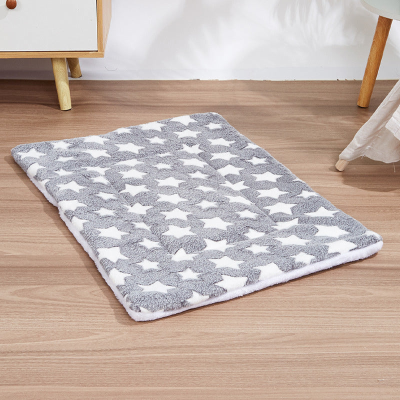 Warm Plush Dog Bed Mat