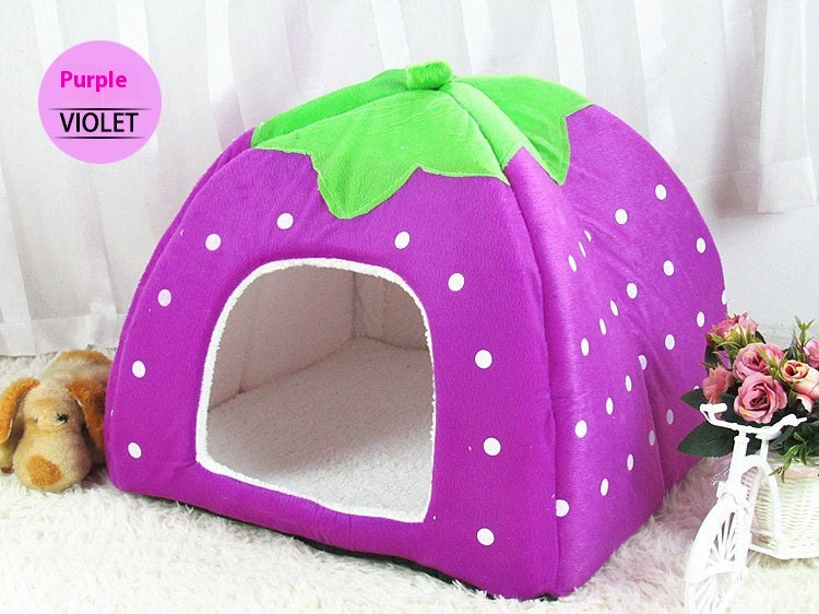 Hand-Stitched Cotton Pet House