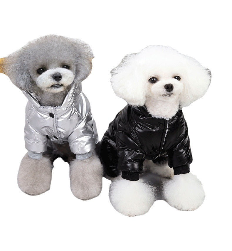 Puppy Padded Warm Winter Four-Legged Cotton Coat