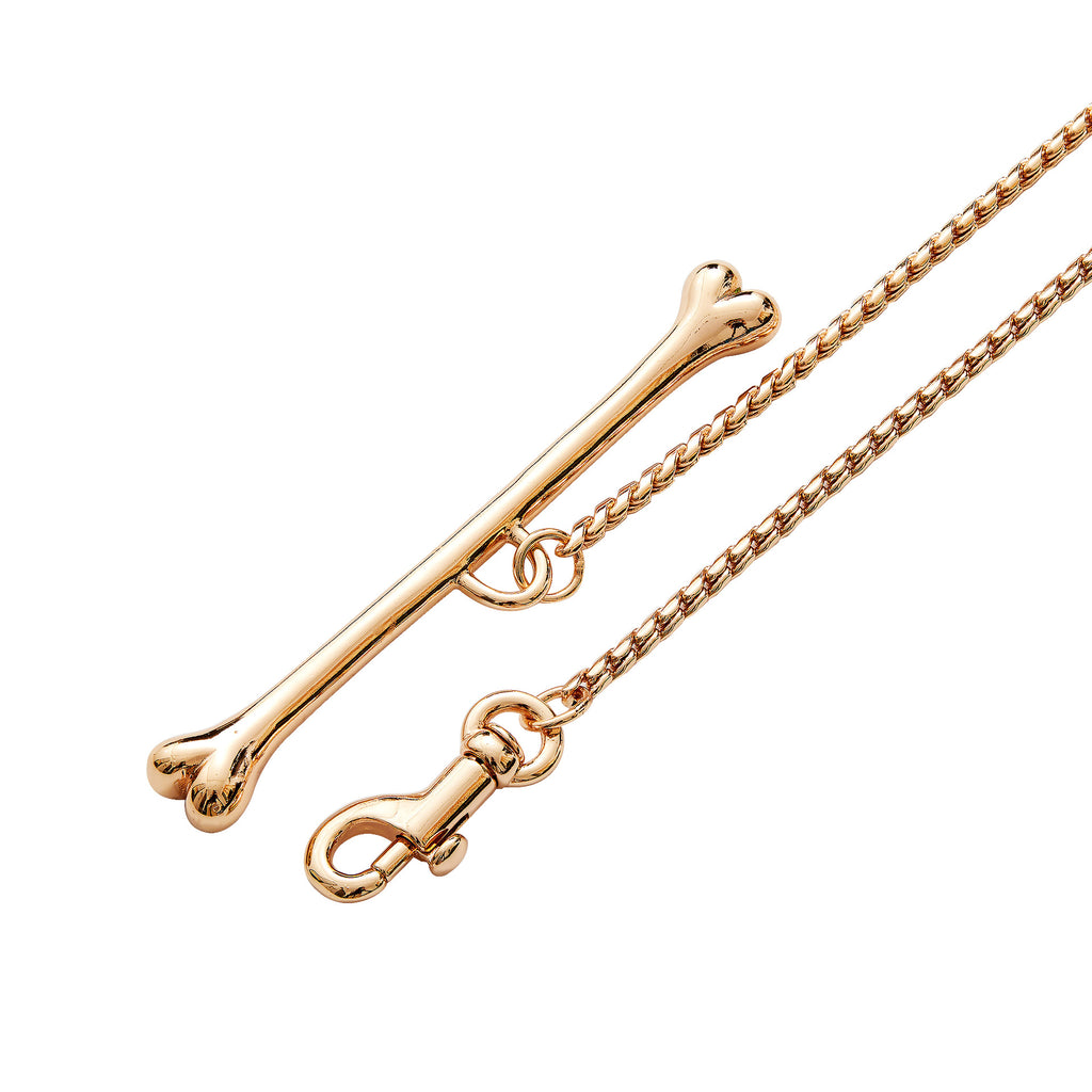Stainless Steel Bone-Shaped Dog Leash