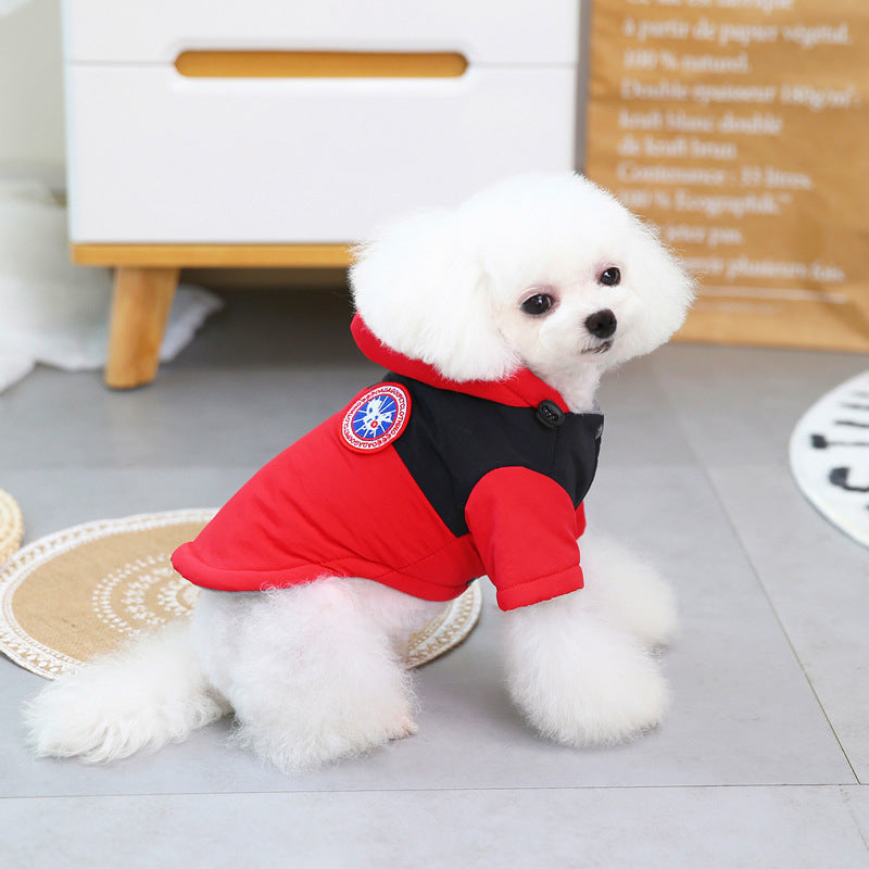 Autumn Winter Warm Dog Clothes