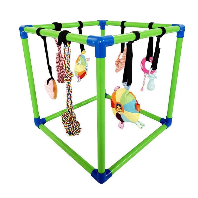Pvc Pipe Pet Dog Toy Gympvc Pipe Assembly Frame With Optional Add-On