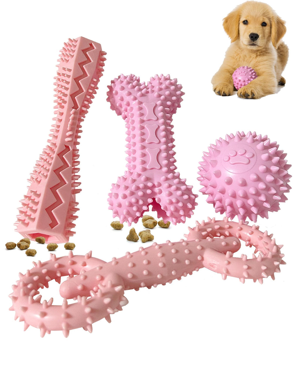 Puppy Teething Chew Toy Set