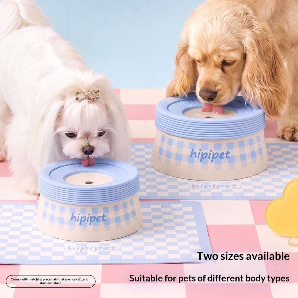 Large-Capacity Retro Pet Drinking Bowl