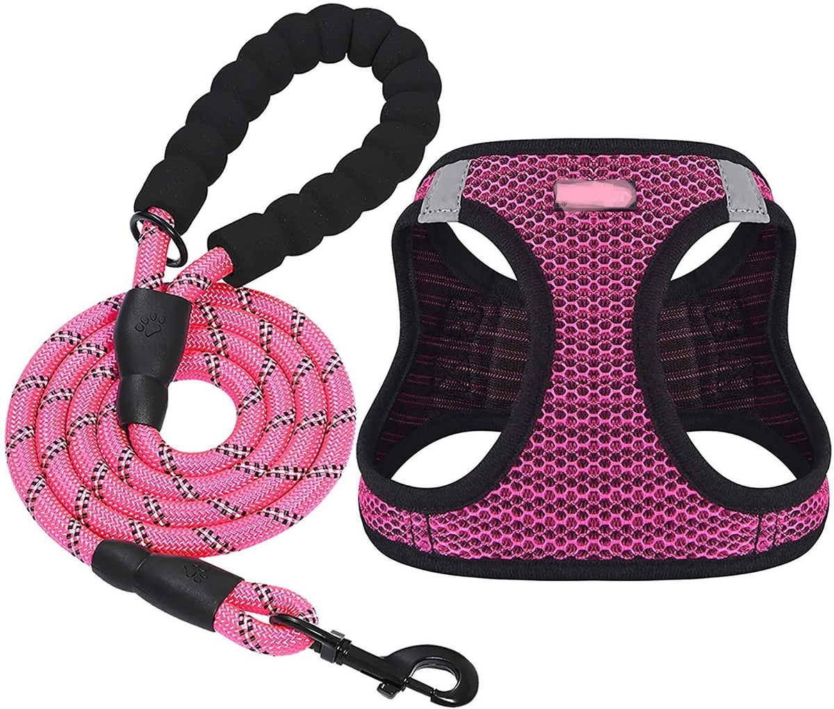 New Pet Harness With Vest-Style Leash and Rope