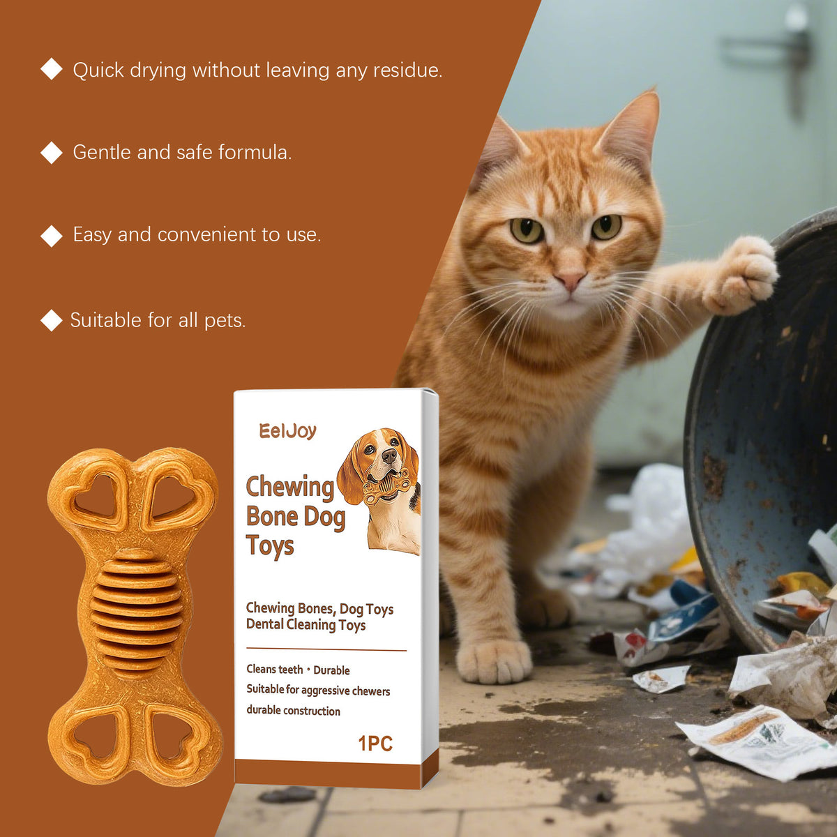 Bone-Shaped Pet Chew Toy