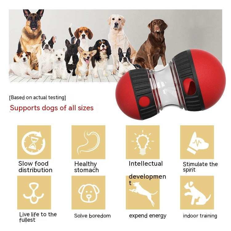 Food Dispensing Dog Toy Tumbler Leaky Food Ball Puzzle Toys Interactive Slowly Feeding Protect Stomach Increase Intelligence Pets Toy Pet Pr