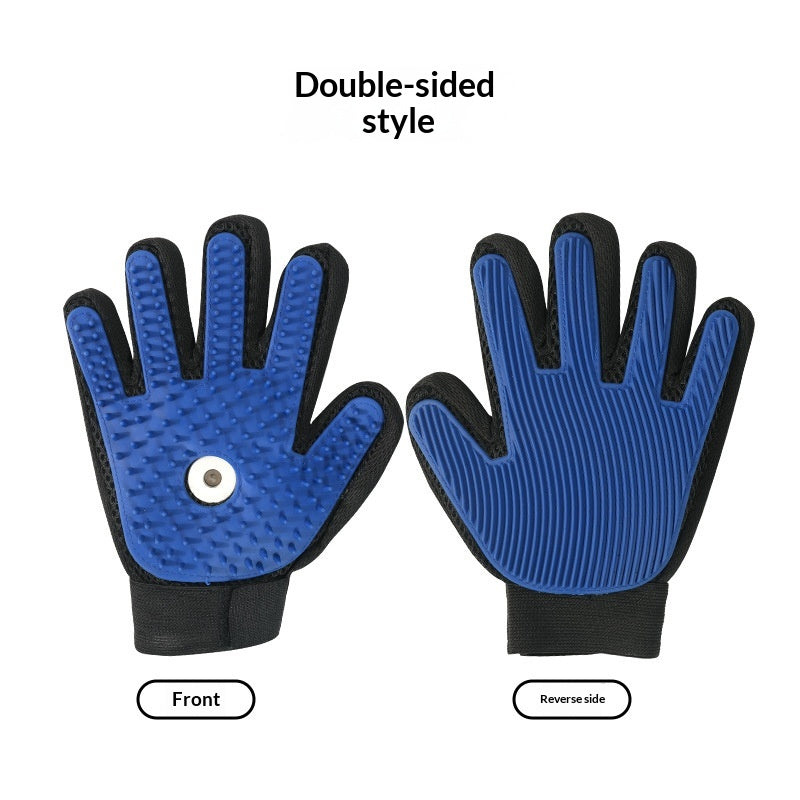 Hair Removal Glove Brush For Long-Haired Cats