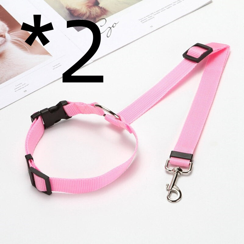 Pet Car Rear Seat Safety Leash