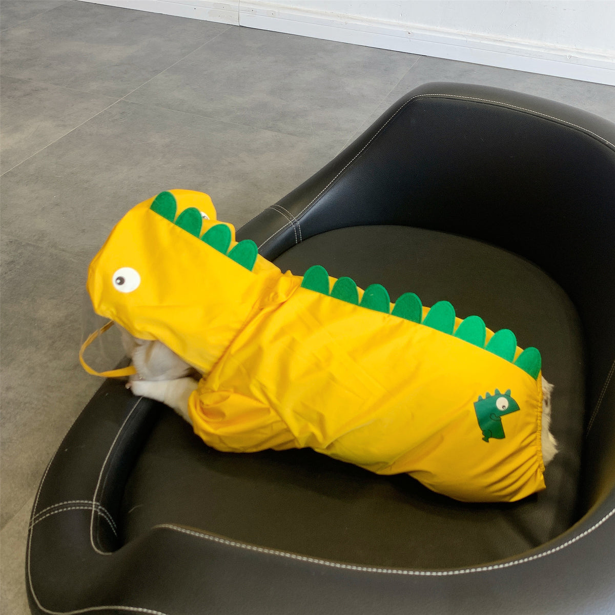 Four Foot Waterproof Full Bag Small And Medium-Sized Dog Raincoat