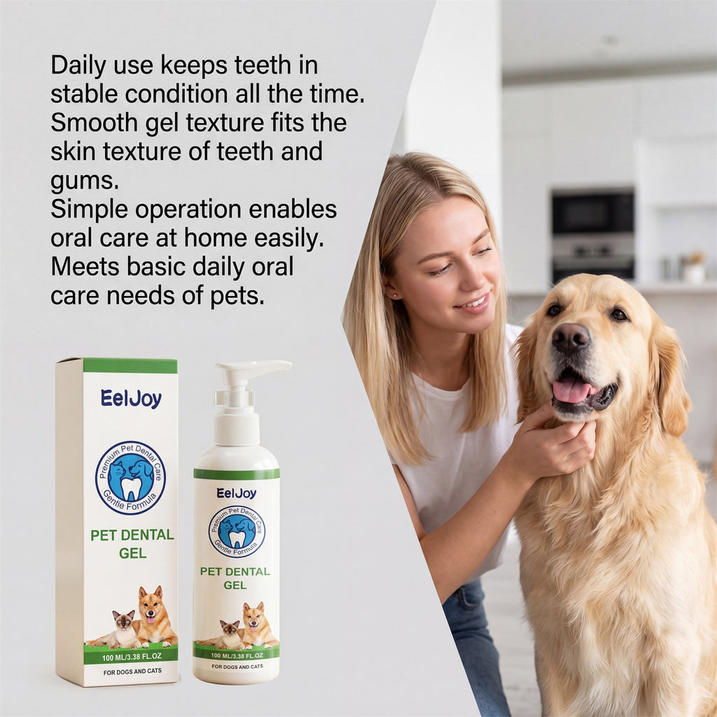 Eeljoy Pet Teeth Cleaning Gel Gentle Ingredients For Daily Care Of Pet Teeth, Refreshing And Clean, Convenient Gel