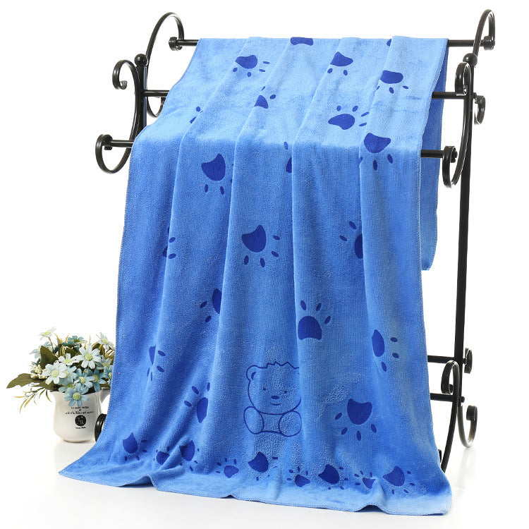 Soft Absorbent Cartoon Bath Towel