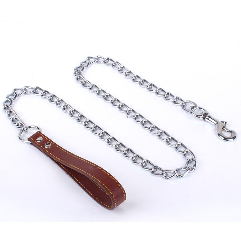 Dog Leash with Anti-Bite Chain