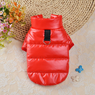 Two-Legged Clothes With Down Cotton Warm Vest For Pet Dogs