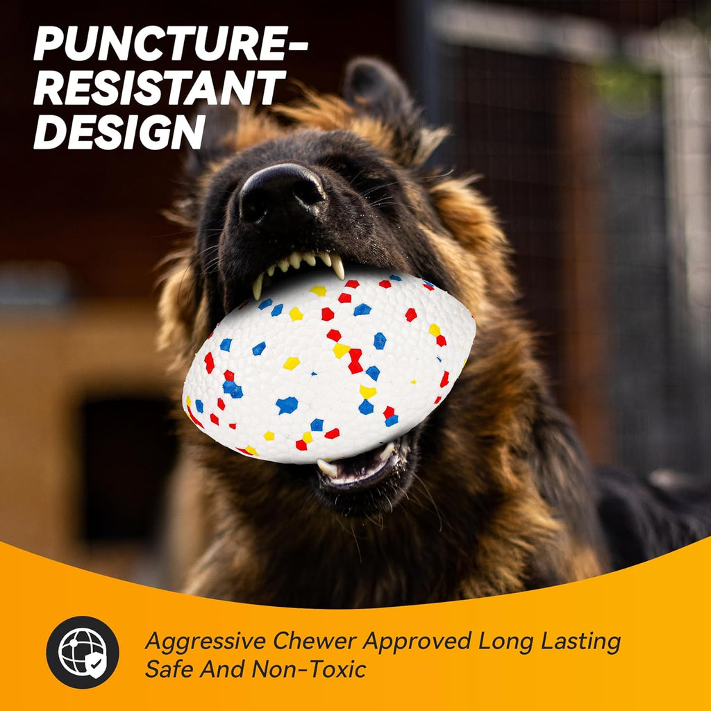Indestructible Large Rugby Balls - Built Tough For Heavy Chewers