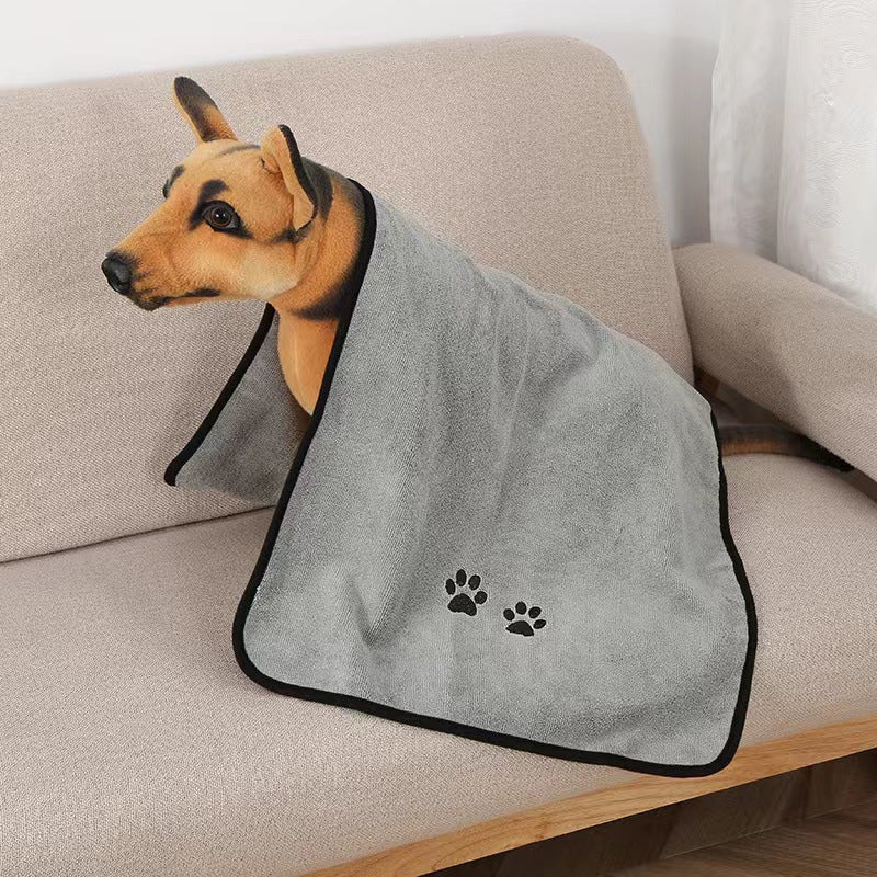 Printed Microfiber Dog Towel