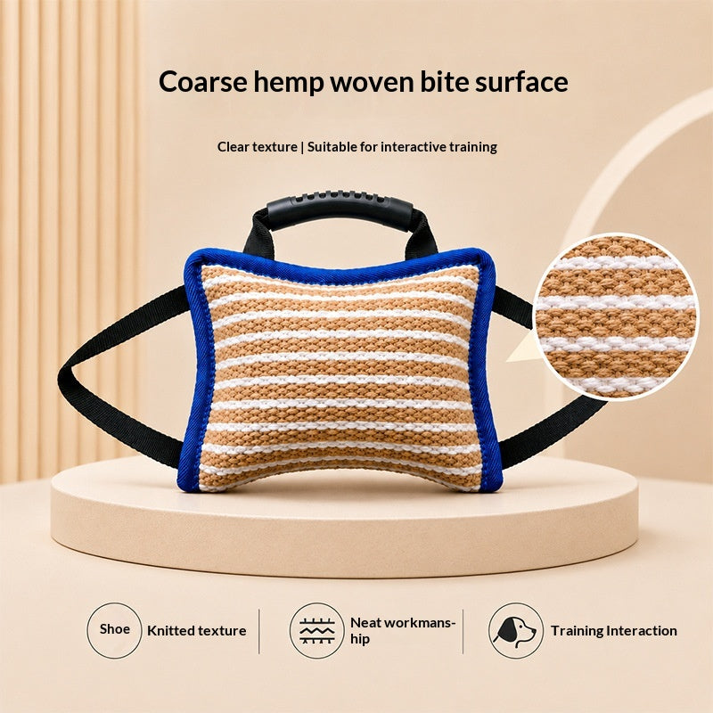 Jute Bite Cushion And Bite Roll For Training
