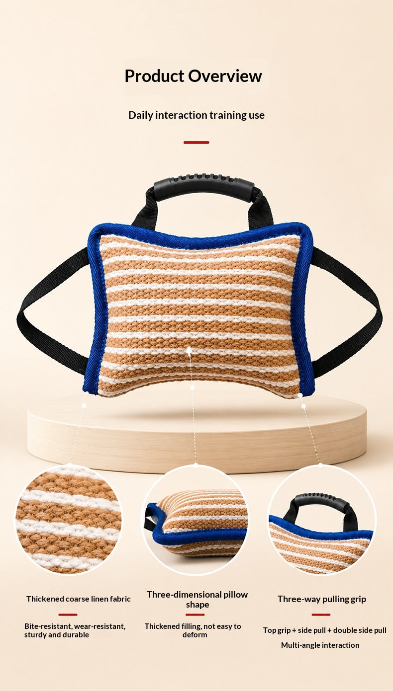 Jute Bite Cushion And Bite Roll For Training