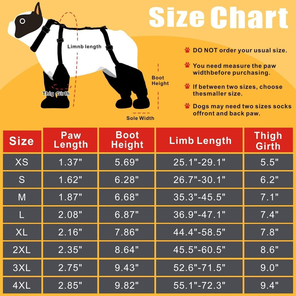 Non-Slip Waterproof Wear-Resistant Dog Shoes