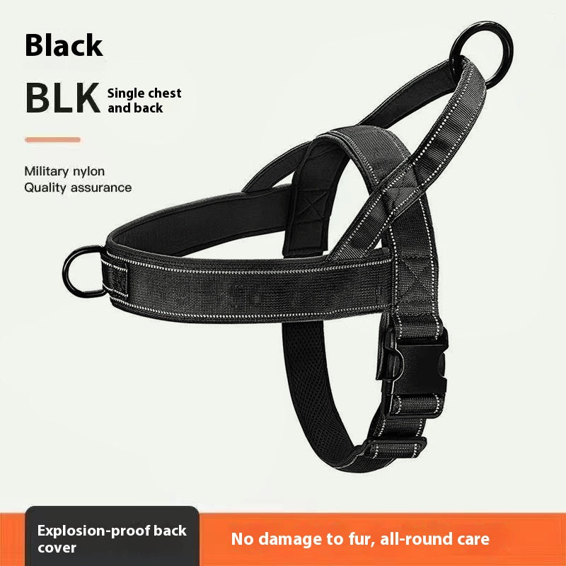 Dog Breast Strap Vest Jacket Medium Large Dog Pet Hand Holding Rope