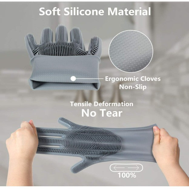 Silicone Pet Grooming Massage Glove