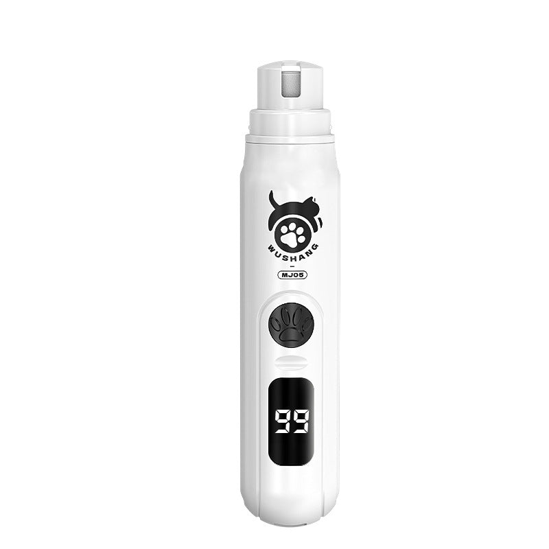 Electric Pet Nail Device With Power Display