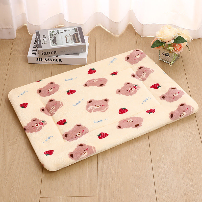 Thick Blanket Pet Bed Warm Sleeping Mat For Pets