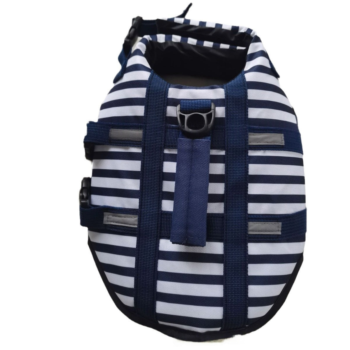 Casual Digital-Print Striped Pet Life Jacket