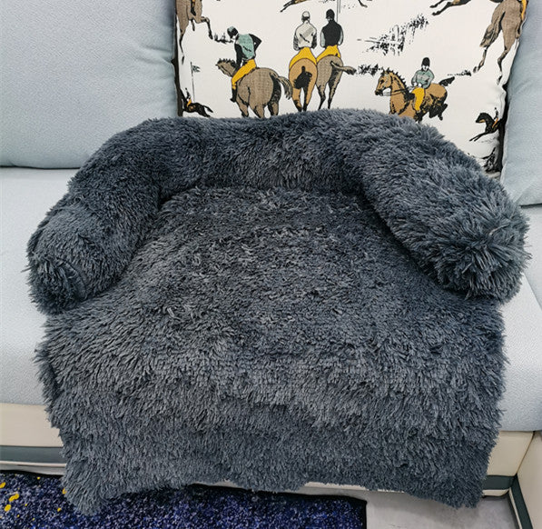 Removable And Washable Plush Blanket For Kennel