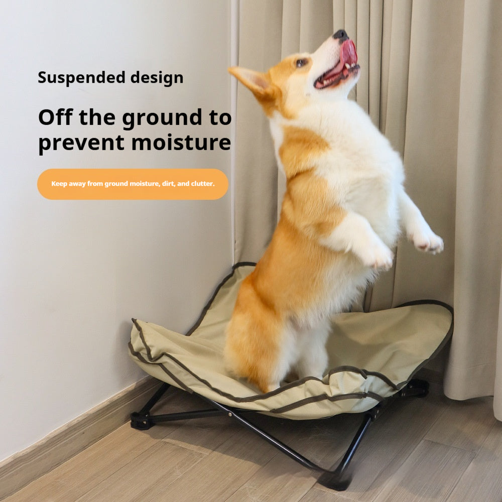 Portable Foldable Outdoor Waterproof Bite-Resistant Pet Bed