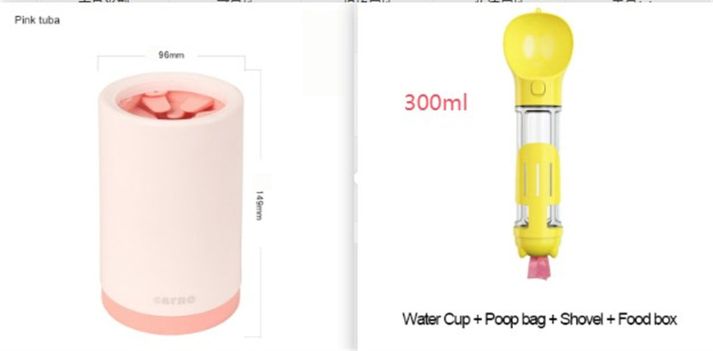Plastic Dog Foot Washing Cup