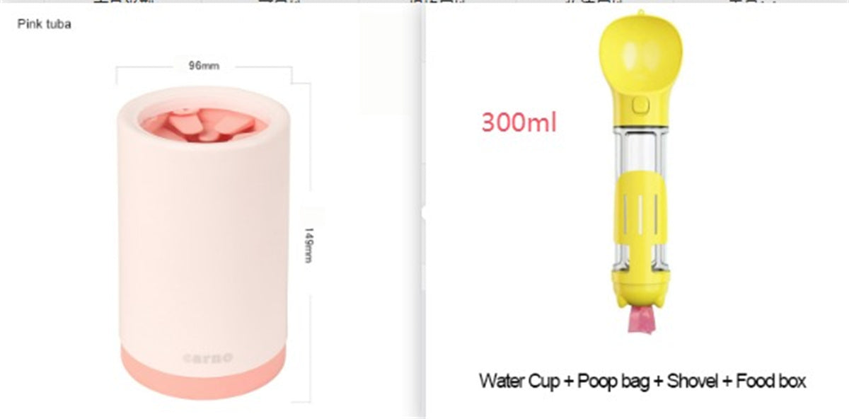 Plastic Dog Foot Washing Cup