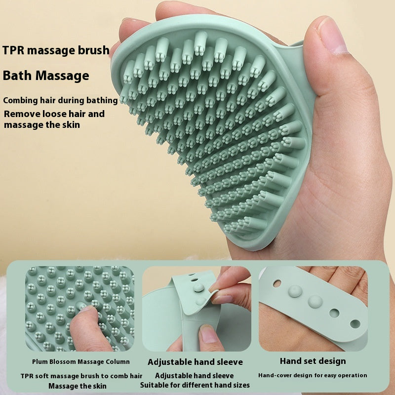 Pet Beauty Scissors Comb Bath Brush Set