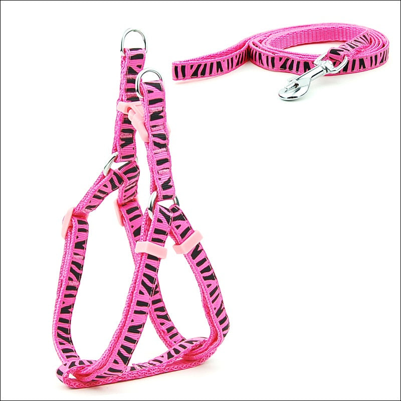 Polka Dot Pet Chest Strap Leash