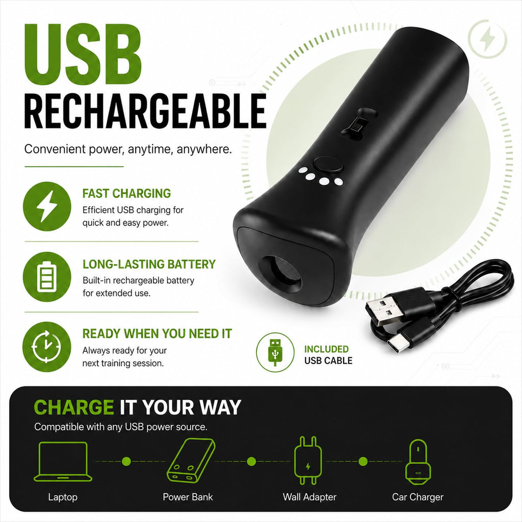 Ultrasonic Anti-Barking Dog Training Device