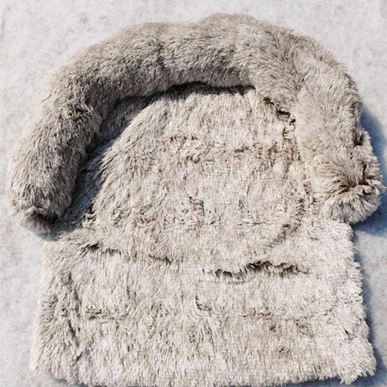 Removable And Washable Plush Blanket For Kennel
