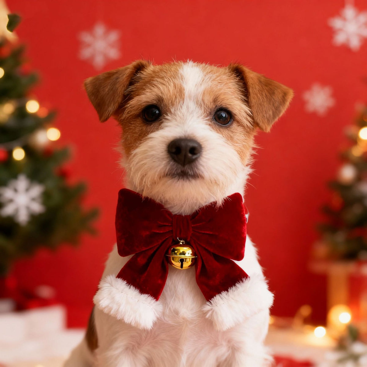 Cartoon Pet Collar With Bow And Bell
