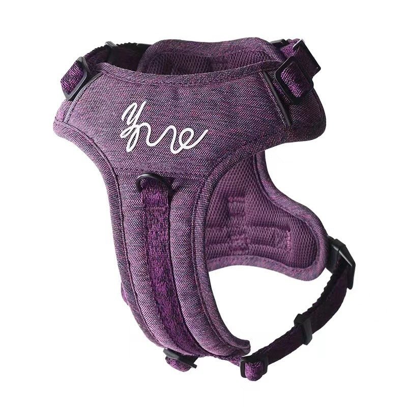 Outdoor Portable Dog Vest-Type Hand Holding Rope