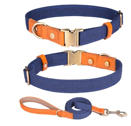 Cowhide Dog Collar With Single Ring