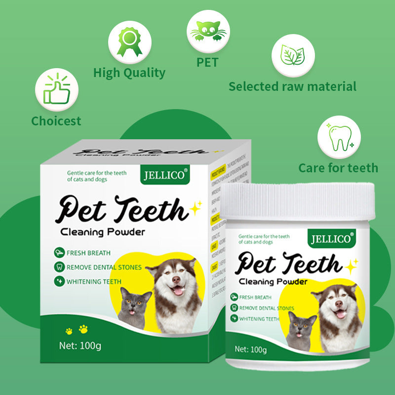 Teeth Cleaning Powder Oral Cleaning Smelly Dog Edible Teeth Cleaning Stone Tooth Cleaning Powder